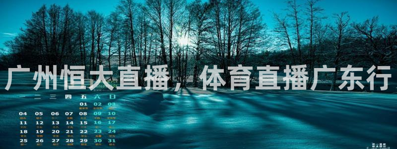 广州恒大直播，体育直播广东行